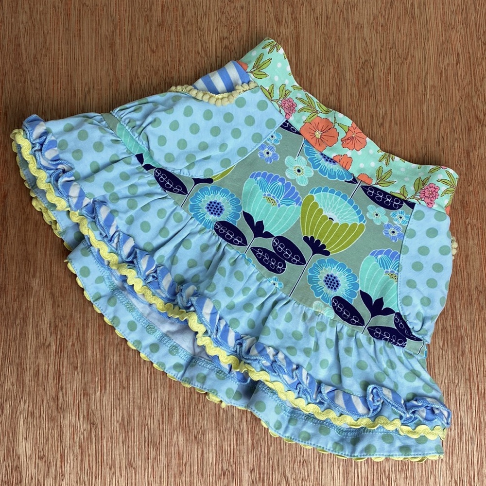 *** SOLD ***Matilda Jane (MJ) All the Tickets Happy & Free Skort / Skirt. Size 2 - Picture 1 of 6